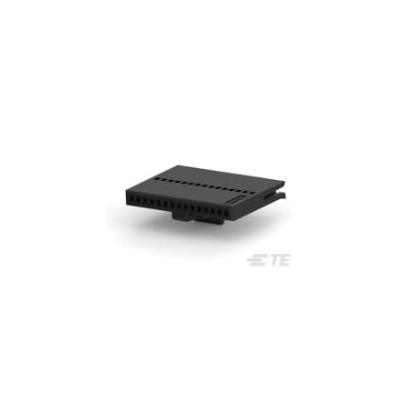 Te Connectivity Ffc/Fpc Connector, 15 Contact(S), 1 Row(S), Female, 0.05 Inch Pitch, Latch, Black Insulator,  1-487545-2